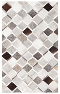 SAFAVIEH Handmade Studio Leather Pompilia Natural Hide Leather Rug