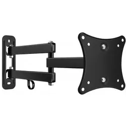 Connectit CONNECT IT Wandhalterung für 10-27-Zoll-Bildschirme, 30 Jahre Garantie, SCHWARZ (Wand, 15 kg, 13" - 27"), TV Wandhalterung, Schwarz