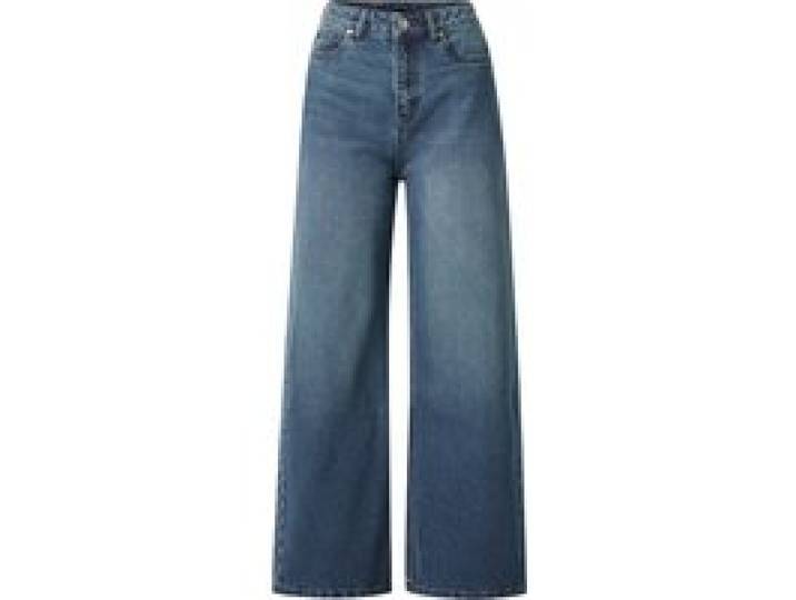 ESMARA® Jeans femme, wide leg, taille haute (Bleu, 38)