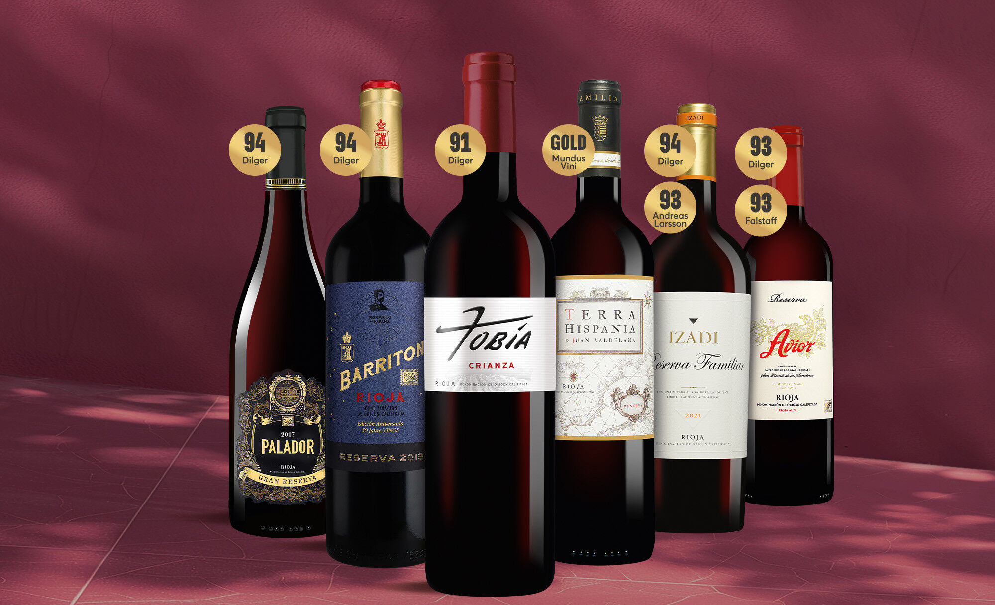 Rioja Highlights Weinpaket  aus Spanien