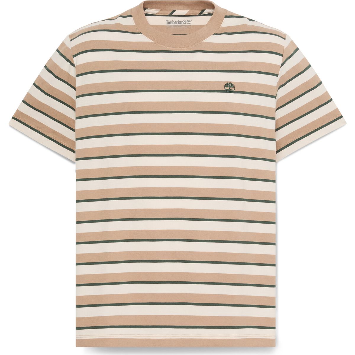 Timberland Mens Stripe Short Sleeve Tee tannin yd L TBC0YHDDAIB1-L