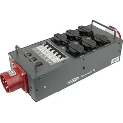 Showgear Powersplit 32 CEE 32 A Leistungsteiler mit Sicherung