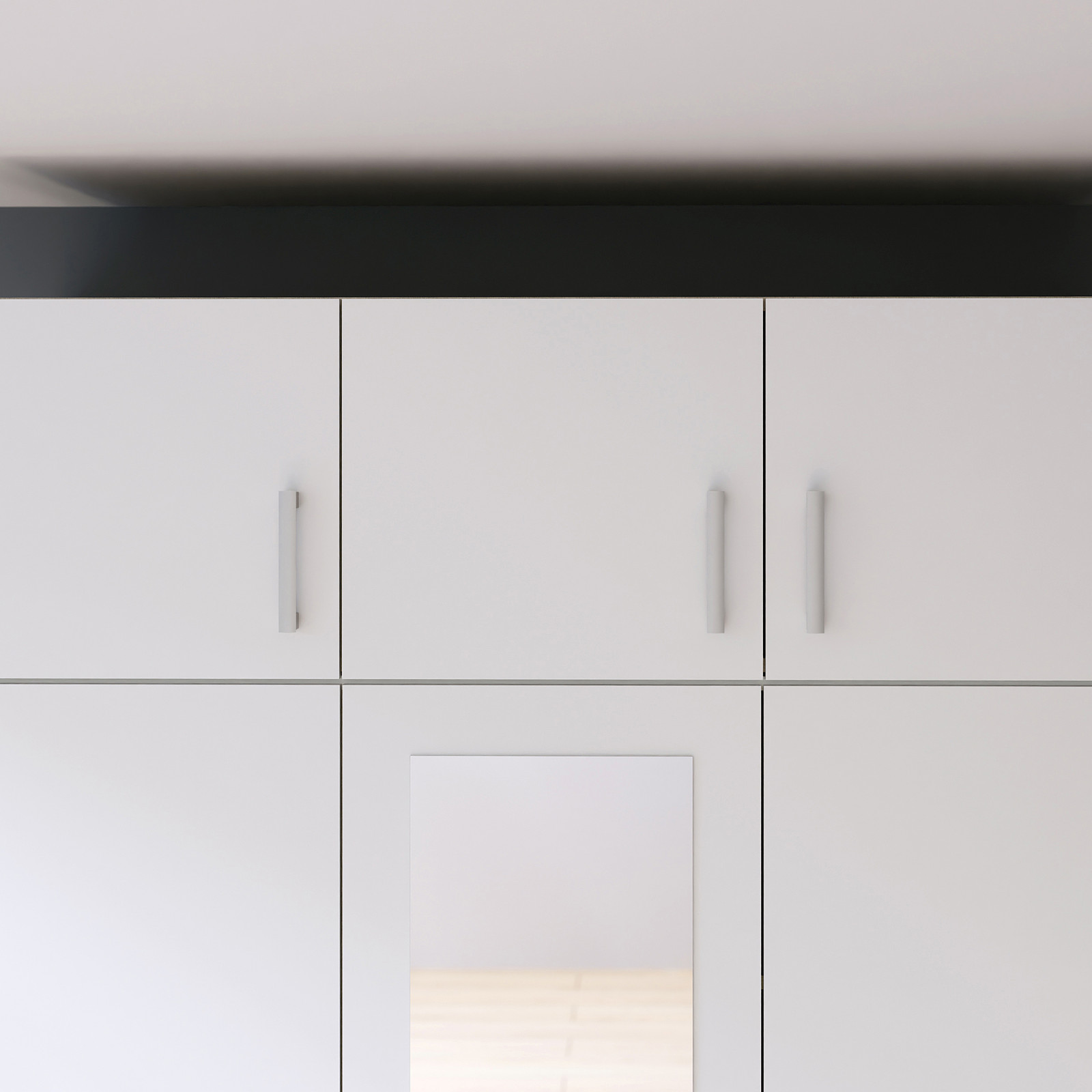home24 Opzetkast wit, Breedte: 133 cm