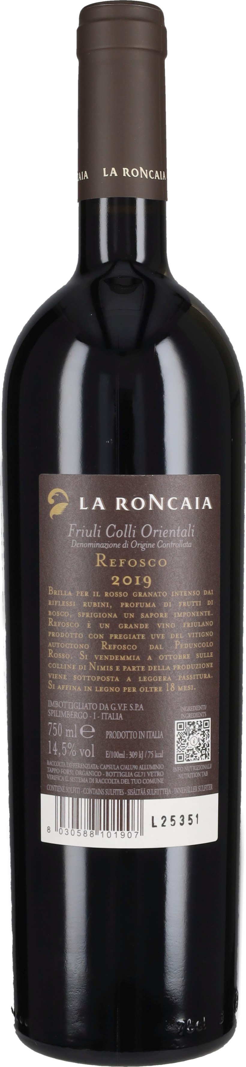 Refosco La Roncaia 2019