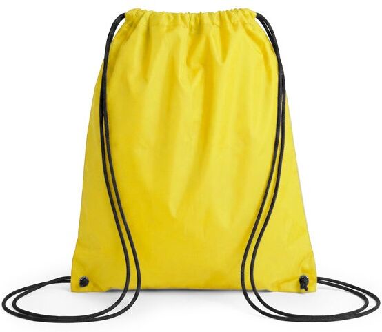 Sac à dos publicitaire en polyester 210D Hamelin jaune UNIQUE