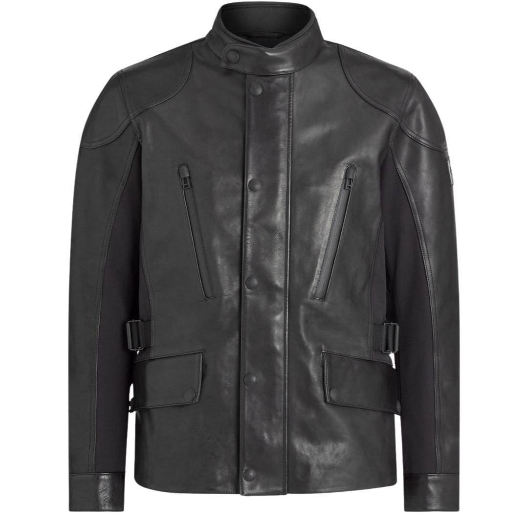 Belstaff Mailstrom Zwarte Leren Motorjas