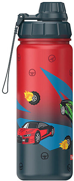 STEP BY STEP Isolierte Edelstahl Trinkflasche Car B