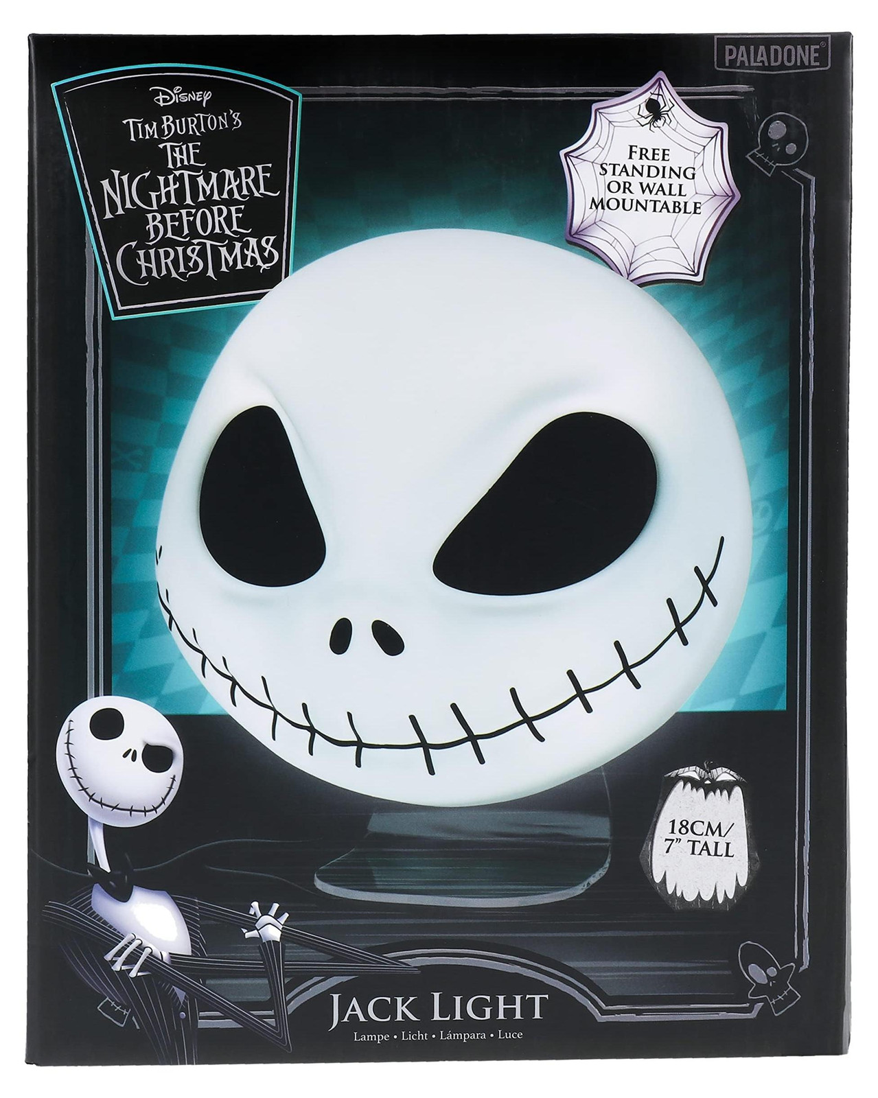 Paladone Jack Skellington maskerlamp uit The Nightmare Before Christmas