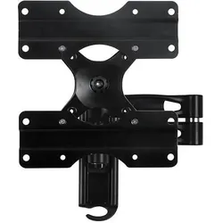 b-tech Ventry BTV504 - Befestigungskit (Wandmontage, Doppelschwingarm) - für Flachbilds (Wand, 25 kg, 32.01" - 47"), TV Wandhalterung, Schwarz