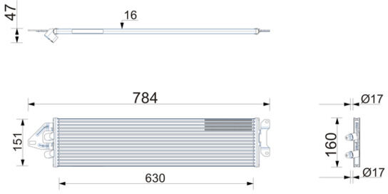Mahle Ölkühler, Automatikgetriebe Clc478000p Für Man