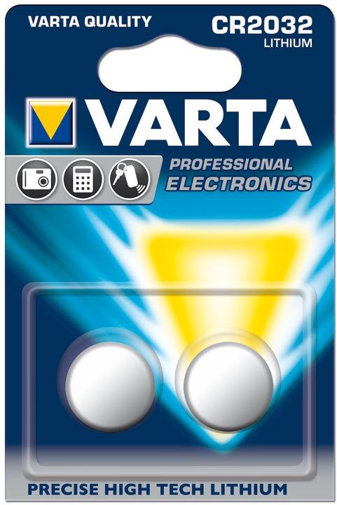 PILHA VARTA CR2032 BL2