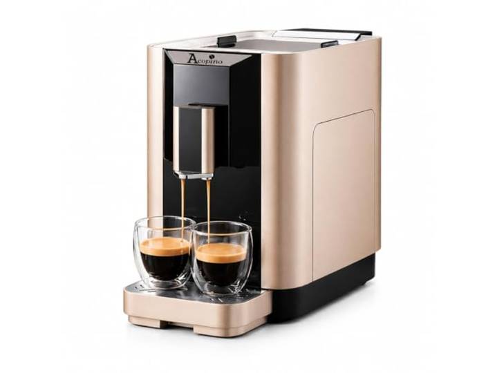 Acopino Venezia Kaffeevollautomat Espressomaschine simply coffee, mit Direktwahltaste für Espresso und Kaffee, höhenverstellbarer Kaffeeauslauf, Touchdisplay
