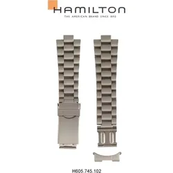 Hamilton - Khaki Sub Ii, Iii Band-set Edelstahl H695.745.102 - silber