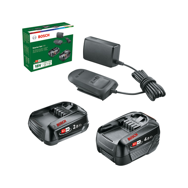 Bosch Starter-Set 18V (2.0 Ah + 4.0 Ah + Ladegerät AL 18V-20) 1600A027U9