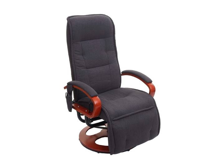 PROREGAL® Massagesessel Relaxliege ATHENE mit Massagefunktion, Bezugmaterial, Farbe, Rückenfläche verstellbar, 360° drehbar, 8-Punkt-Massage