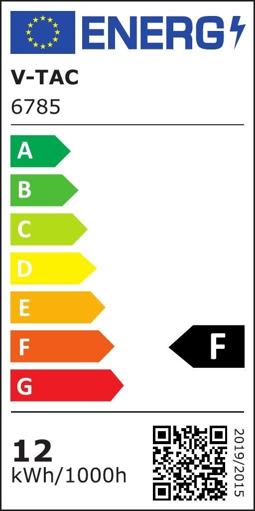 V-Tac Vt-8612 Plafoniera Led Lampada Da Parete Rotonda Luce Indiretta 12w Colore Bianco Luce 4000k Ip65 Sku 6786