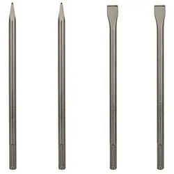 Bosch Meißel-Set 4tlg. SDS-max-Aufnahme 400 mm Flachmeißel Spitzmeißel 400 mm