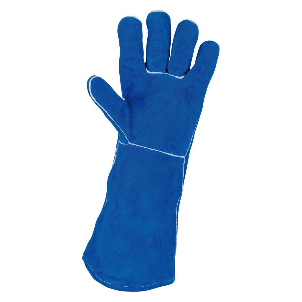 KS Tools Schweisser-Lederhandschuhe lang, 10 (10) (985.7040)