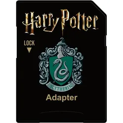 Emtec MicroSD Card SDHC Harry Potter Slytherin + Adapt (32 GB, microSDHC, U1, UHS-I), Speicherkarte, Schwarz