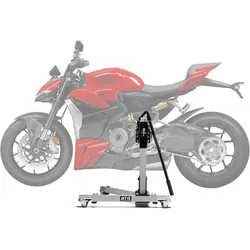 Zentralständer EVOLIFT® für Ducati Streetfighter V2 22-24 Shadow Edition (Grundfarbe: Grau) 2-Pin-Lösung