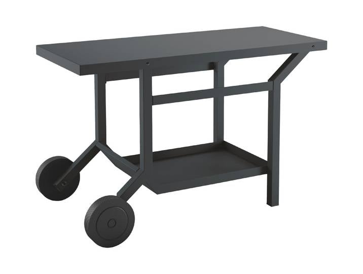 Forge Adour Plancha Rolltisch Schwarz