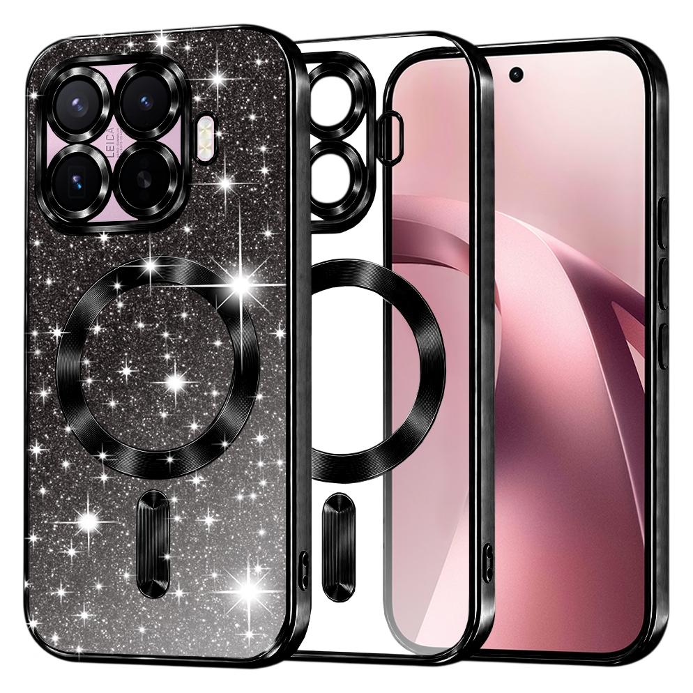Techsuit - Luxury Glitter MagSafe - Xiaomi 17T - Black (Xiaomi 17T) (76520997)