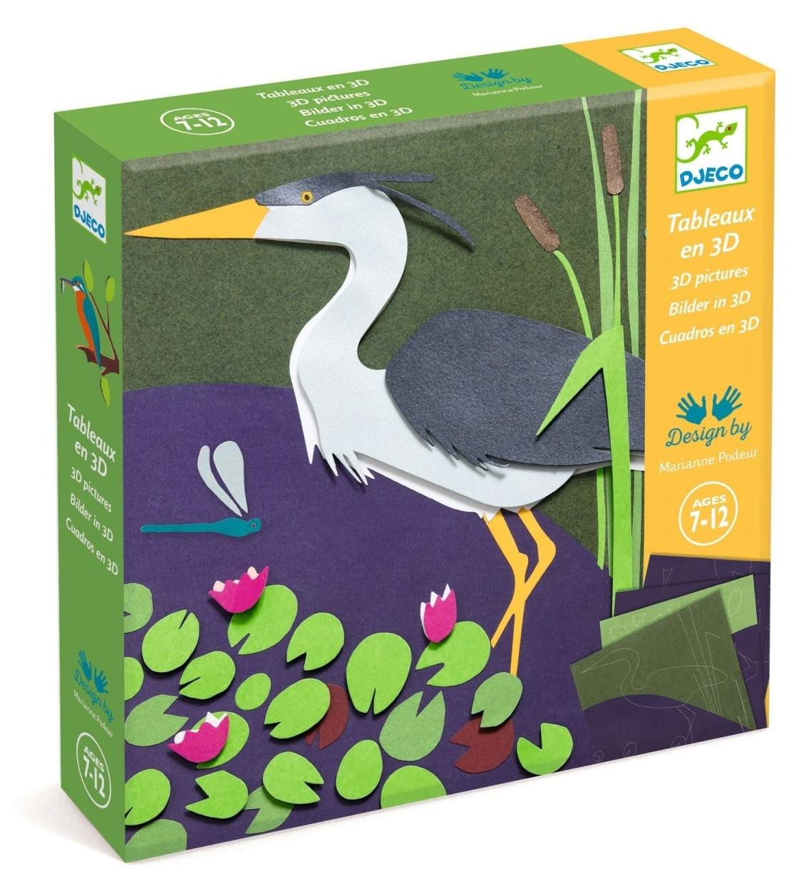 Djeco Creatieve 3D-papieren set