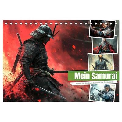 Mein Samurai (Tischkalender 2026 DIN A5 quer), CALVENDO Monatskalender