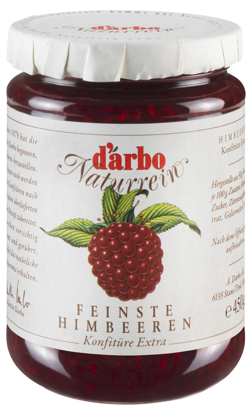 d´arbo Himbeer Konfitüre 450,0 g 268963006