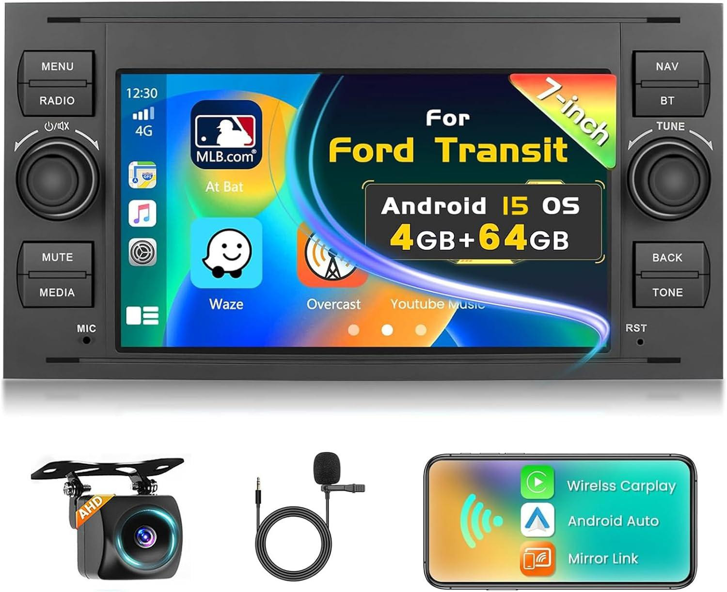 Selius Autoradio - 2-DIN Multimediaspeler met 7 Inch Touchscreen