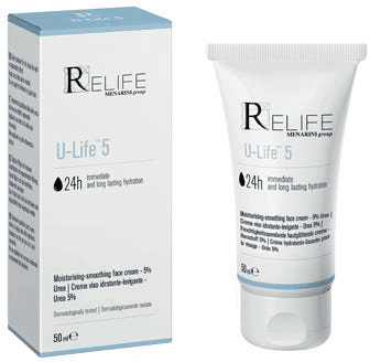 Relife U-life 5 Crema Idratante Cheratolitica Per Pelle Secca 50 ml