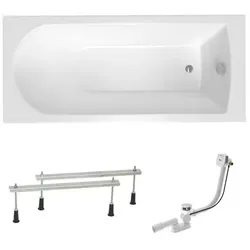 SAT Savero plus Rechteck-Badewanne SATSAV1800APN