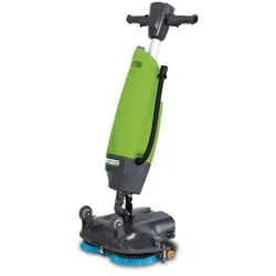 Scheuersaugmaschine Cleancraft SSM 455 Handgeführt mit Bürsten, Treibtellern, Batterie und Ladegerät