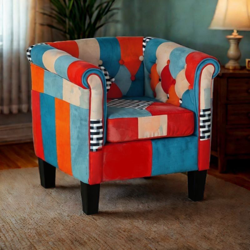 B2B Partner Sessel Patchwork BUTTON