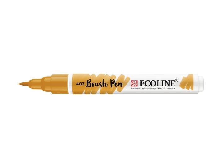 Ecoline Brushpen Dunkel Ocker