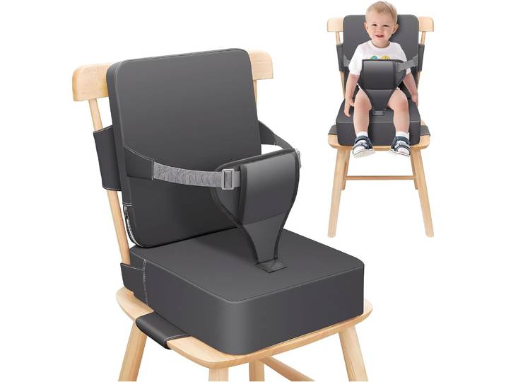 Siège rehausseur pour chaise de cuisine siège rehausseur pour enfant en bas âge pour table à manger siège de salle à manger avec sangles réglables antidérapant et respirant