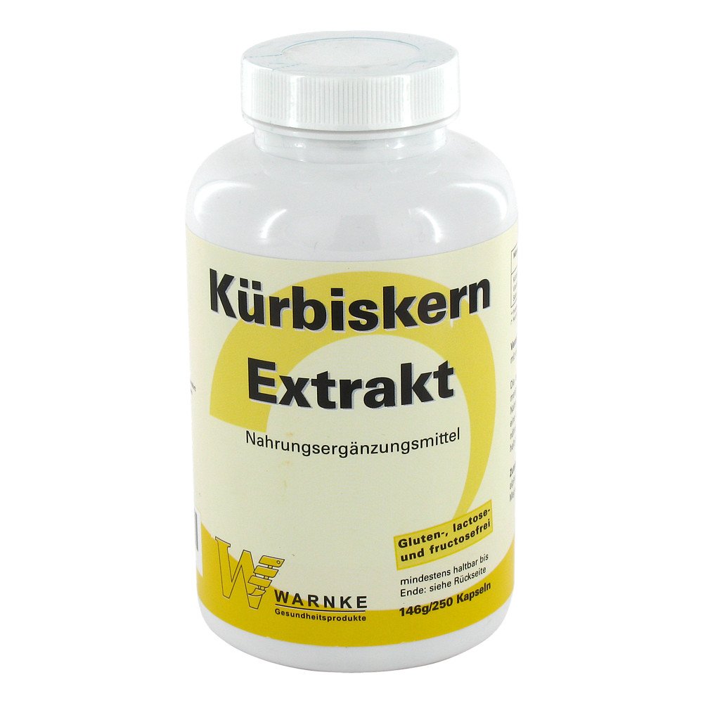 Warnke Vitalstoffe GmbH Kürbiskern Extrakt Kapseln 03088797