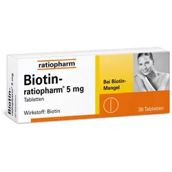 Biotin-ratiopharm® 5 mg (Film)tabletten 30 St