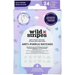Wild Stripes Anti-Pickel Patches Holo Clear 24 ST