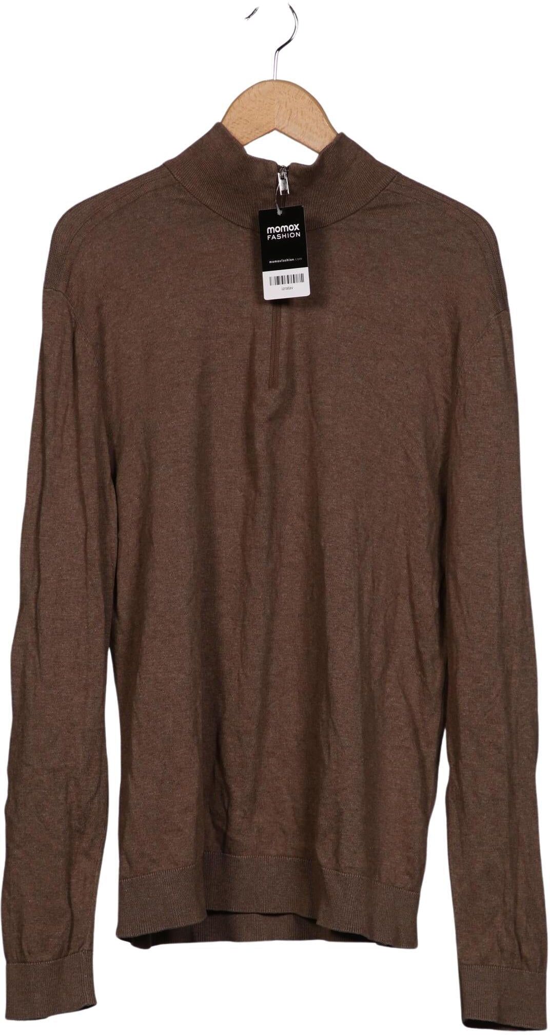 Selected Herren Pullover, Braun, Gr. XL, Baumwolle - Second Hand
