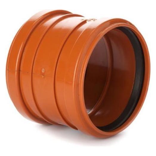 Wavin Outdoor sewer coupling, Double, D160 (22763930)