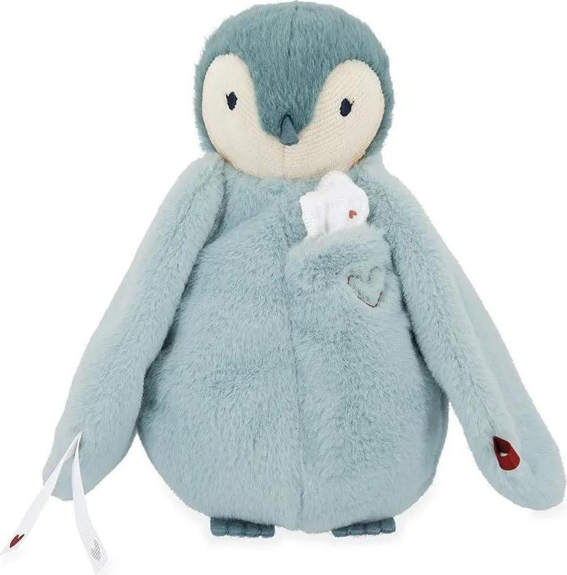 Kaloo Knuffel Pinguïn Groen met Zachte Knuffeldoek van Pluche