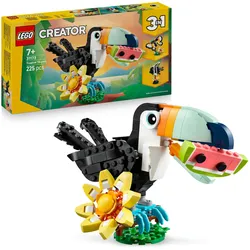 LEGO Creator Wilde Tiere: Tropischer Tukan 31173, 3-in-1 Spielzeug