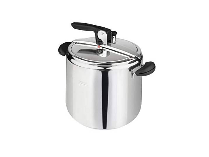 Schnellkochtopf Amelia+ Ø 26 cm, Fassungsvermögen 12 l, hergestellt in Italien, Edelstahl 18/10, Induktion + Gas, maximale Sicherheit, Dreifachboden, PFAS frei