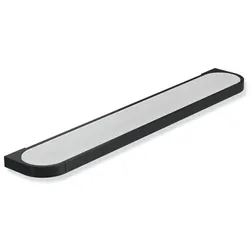 Hewi System 800 Ablage 800.03.10065DC 600mm, Platte Glas satiniert, schwarz tiefmatt