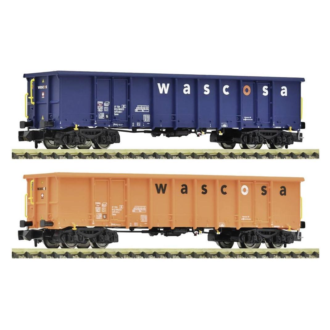Fleischmann 6660140 N 2-tlg. Set: Offene Güterwagen, Wascosa (Spur N) (6660140)
