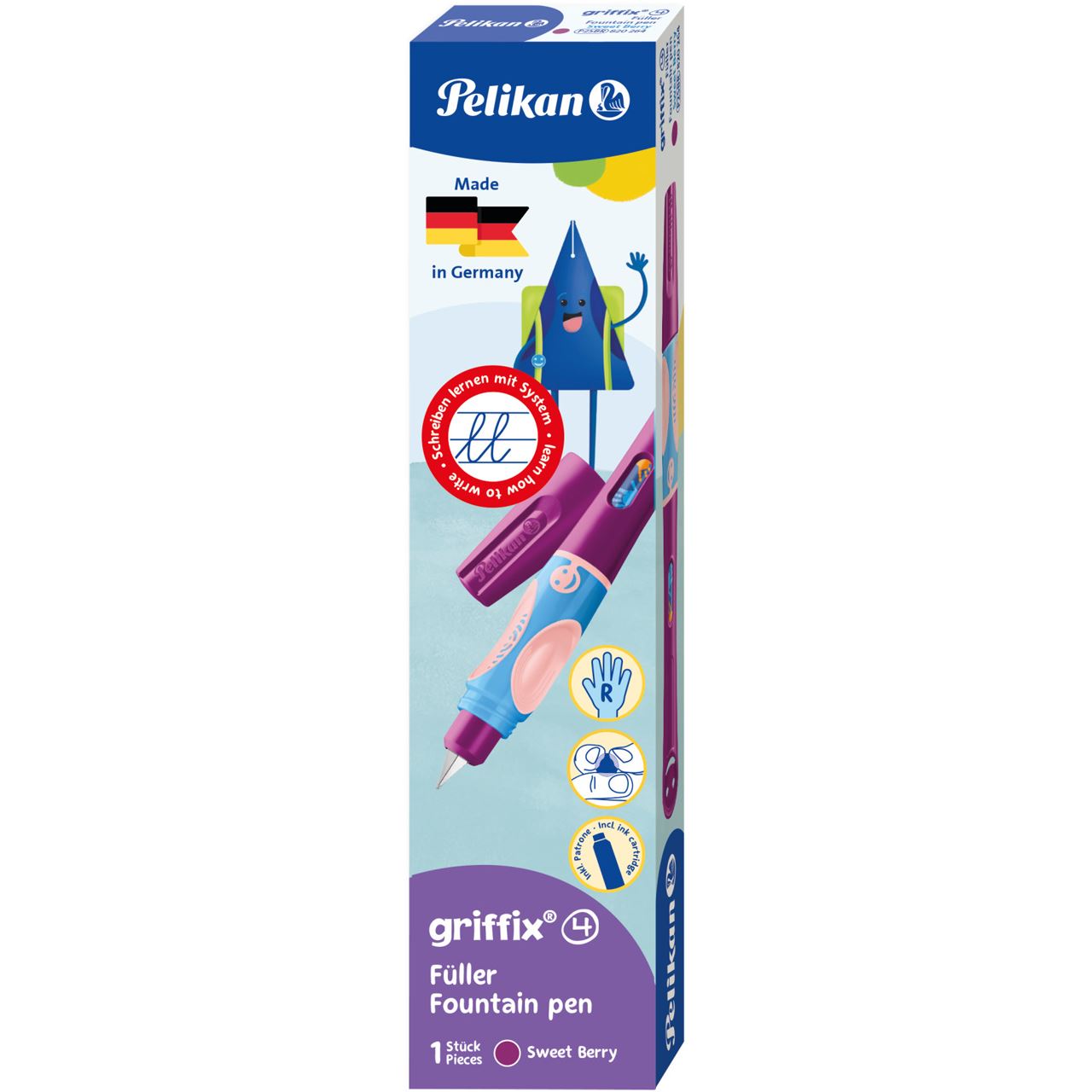 Pelikan griffix Füller Rechtshänder Sweet Berry Faltschachtel