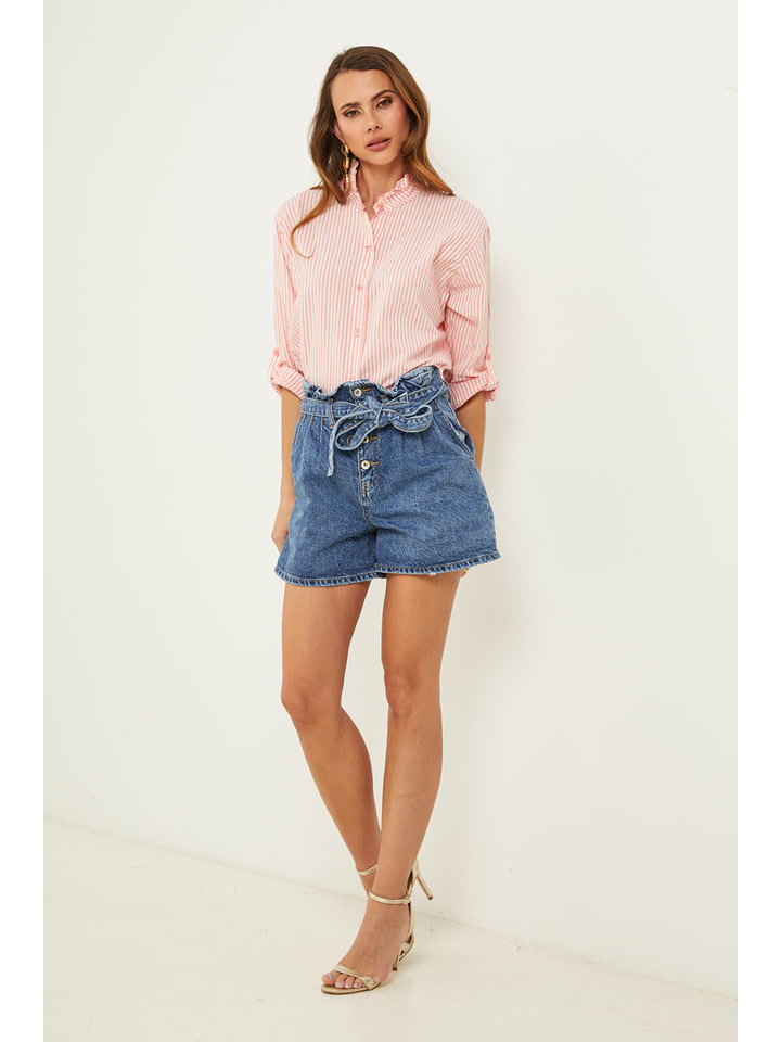 Fleur de Lin Bluse in Rosa - L