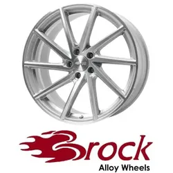 Brock B37 8X18 5/120 ET43 Kristallsilber Front-poliert
