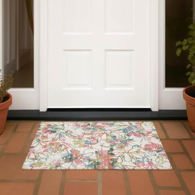 Addison Rugs Machine Washable Indoor/ Outdoor Floral Faith Chantille Rug